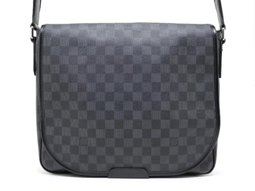 LOUIS VUITTON Bag Daniel Shoulder Damier Graphite Black